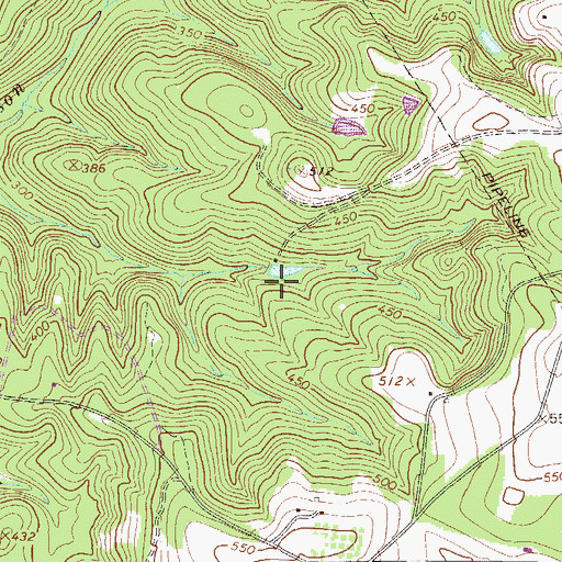 Topographic Map of Randall Pond Dam D-1699, SC