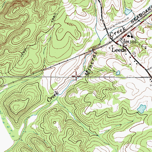 Topographic Map of South Carolina Noname 12026 D-1436 Dam, SC