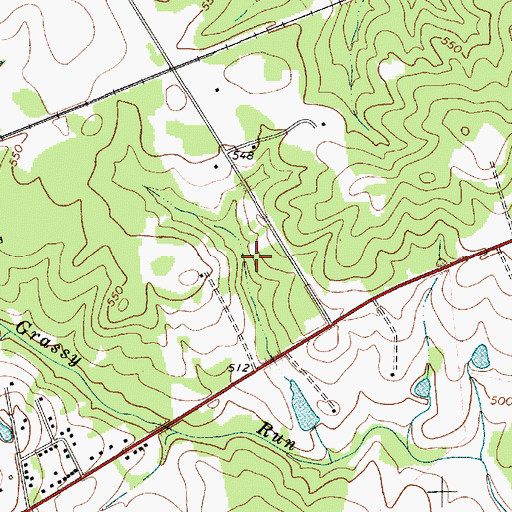 Topographic Map of Rocky Creek WCD Dam Number Six D-0213, SC