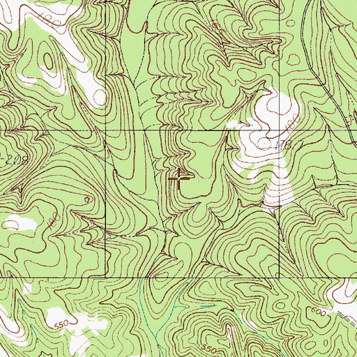 Topographic Map of South Carolina Noname 12024 D-0219 Dam, SC