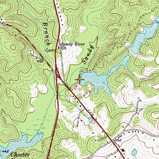 Topographic Map of South Carolina Noname 12006 D-0210 Dam, SC