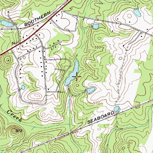 Topographic Map of Bolins Pond D-0229 Dam, SC