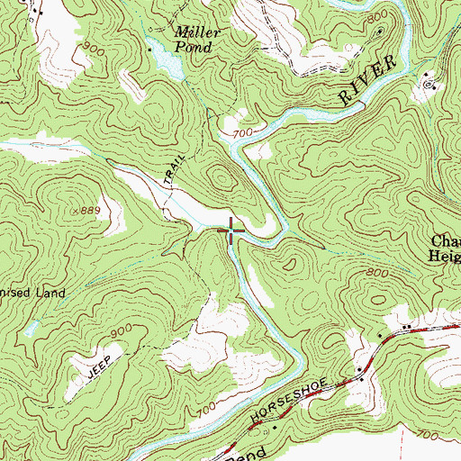 Topographic Map of Hicks Pond Dam D-1659, SC