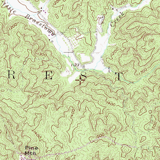 Topographic Map of Roletter Pond, SC