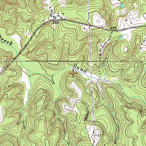 Topographic Map of Jackson Mill Creek WCD Dam Two D-0521, SC