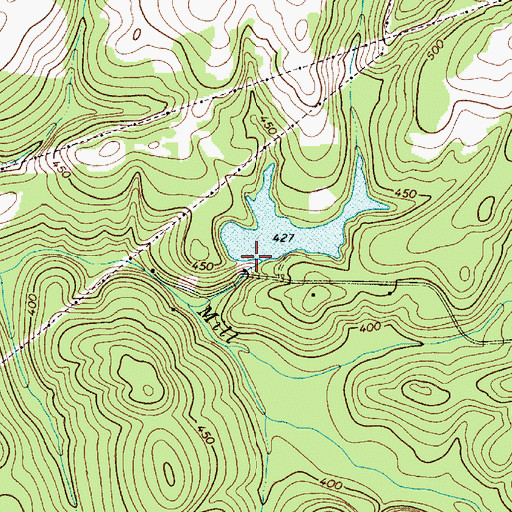 Topographic Map of Winnsboro Reservoir Dam D-0522, SC