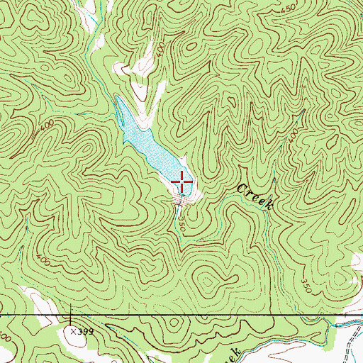 Topographic Map of Wateree Creek WCD Dam Number Three D-0538, SC