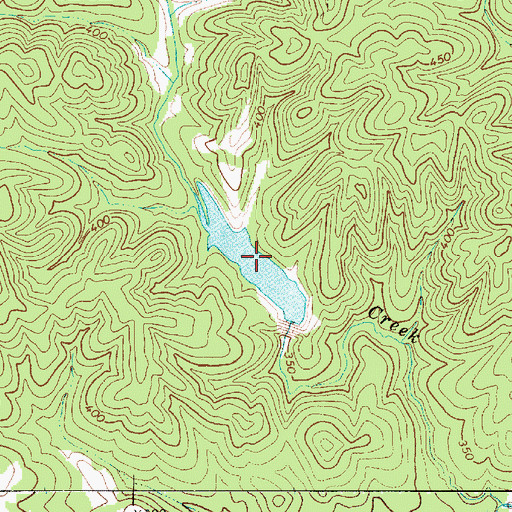 Topographic Map of Wateree Creek Watershed Structure Number Three, SC