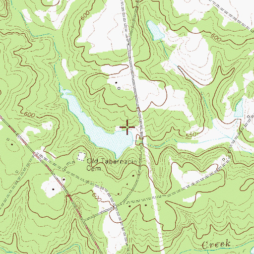 Topographic Map of South Carolina Noname 24016 D-1270 Dam, SC