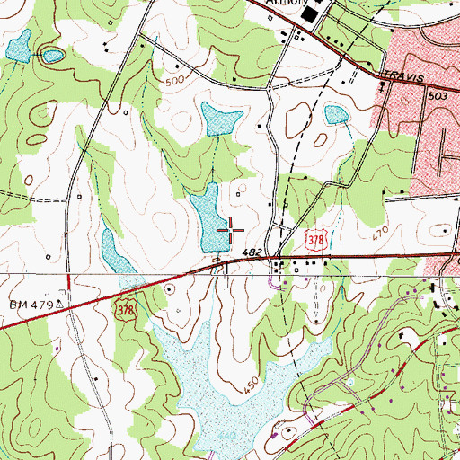 Topographic Map of Felkels Pond Dam D-1149, SC