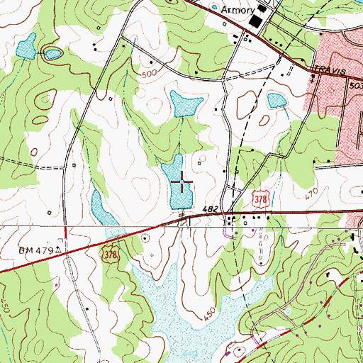 Topographic Map of Felkels Pond, SC