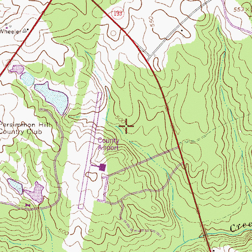 Topographic Map of South Carolina Noname 41011 D-1202 Dam, SC