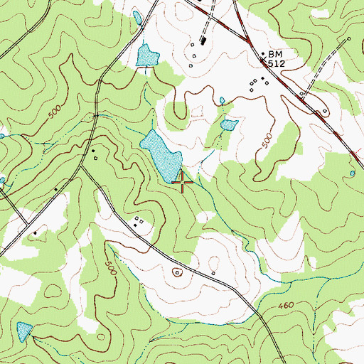 Topographic Map of Wheelers Pond Dam D-1594, SC