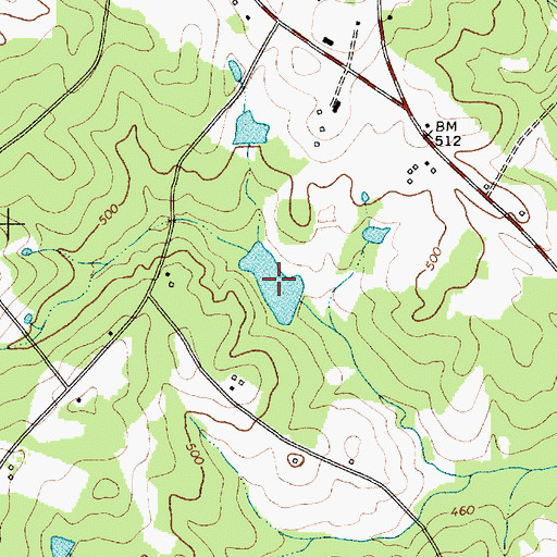 Topographic Map of Wheelers Pond, SC