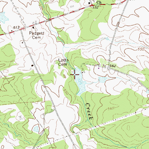 Topographic Map of Wises Pond Dam D-1604, SC