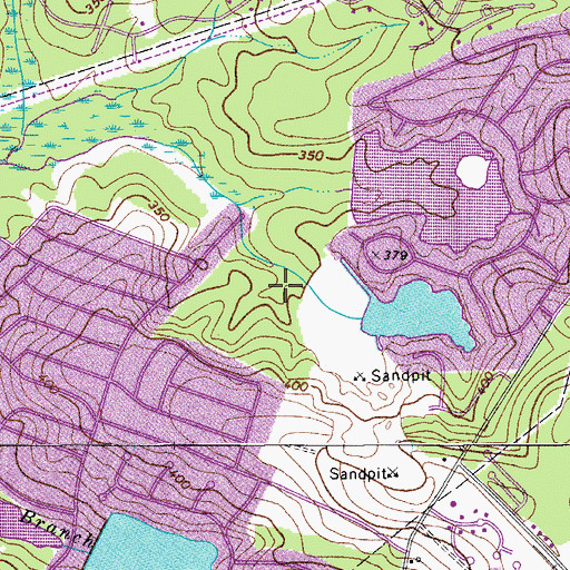 Topographic Map of Clarks Pond D-0411 Dam, SC