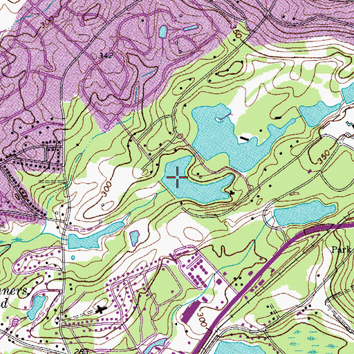 Topographic Map of Pine Springs Lake D-0559 Dam, SC