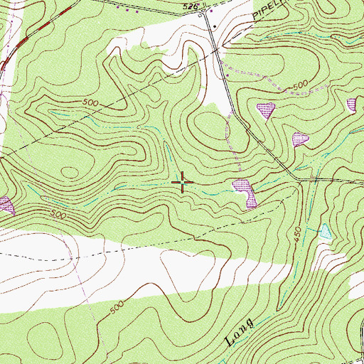 Topographic Map of Holmes Long Branch Pond, SC
