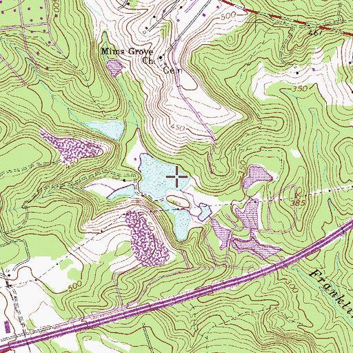 Topographic Map of Laurel Lake Dam D-2023, SC