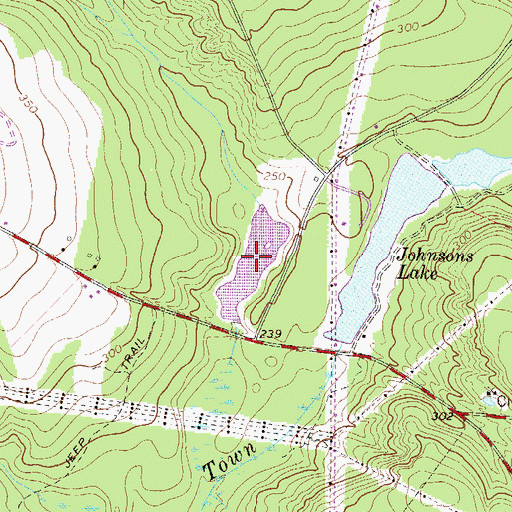 Topographic Map of Burgess Lake, SC