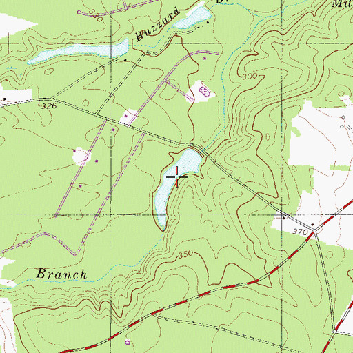 Topographic Map of Johnsons Lake, SC