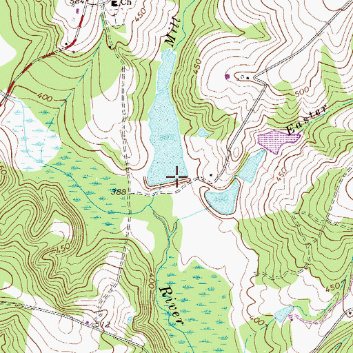 Topographic Map of Reid Lake Dam D-2009, SC