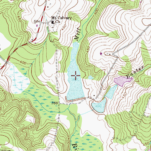 Topographic Map of Reid Lake, SC