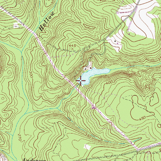 Topographic Map of Williamson Lake Dam D-2050, SC