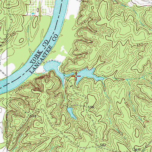 Topographic Map of Nesbit Farms Incorporated Pond Number One D-1747 Dam, SC