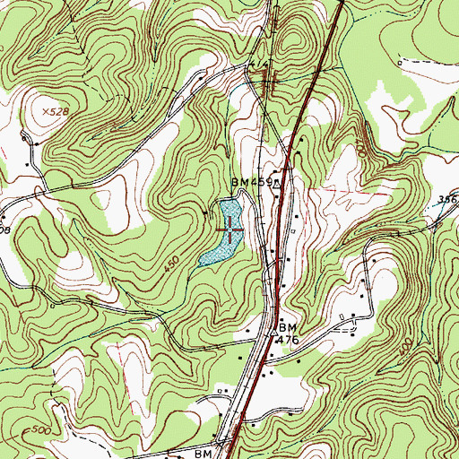 Topographic Map of Taylors Pond, SC