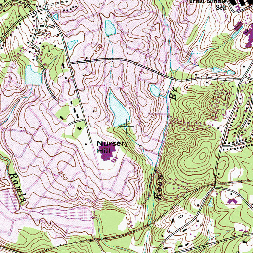 Topographic Map of South Carolina Noname 32095 D-1705 Dam, SC