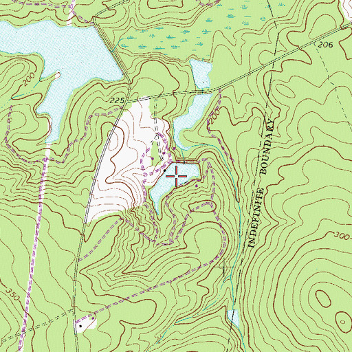 Topographic Map of Dixon Pond, SC