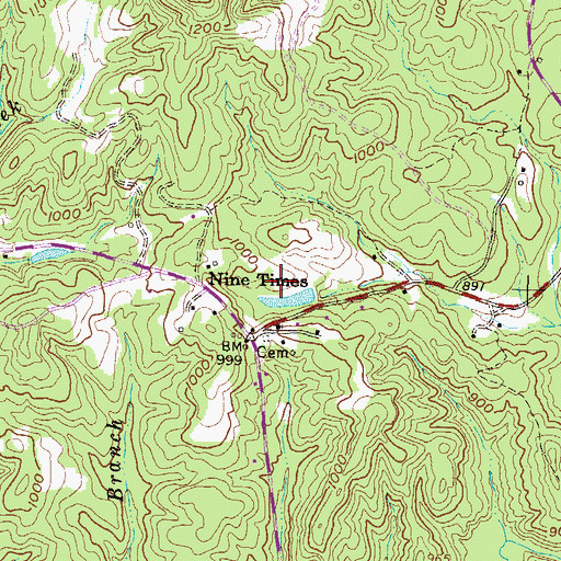 Topographic Map of Keasler Pond Dam D-1979, SC