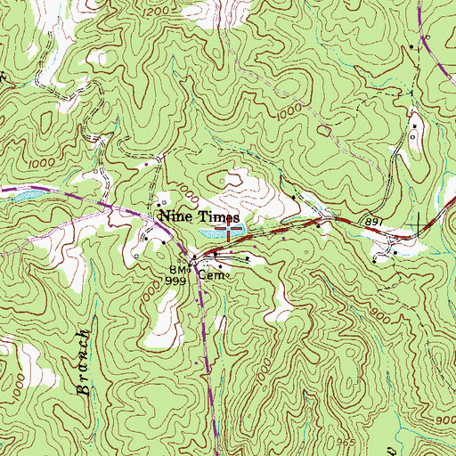 Topographic Map of Keasler Pond, SC