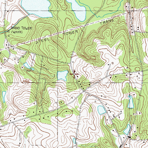 Topographic Map of Holden Pond Dam D-1958, SC