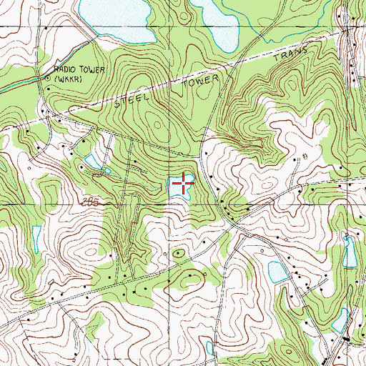 Topographic Map of Holden Pond, SC
