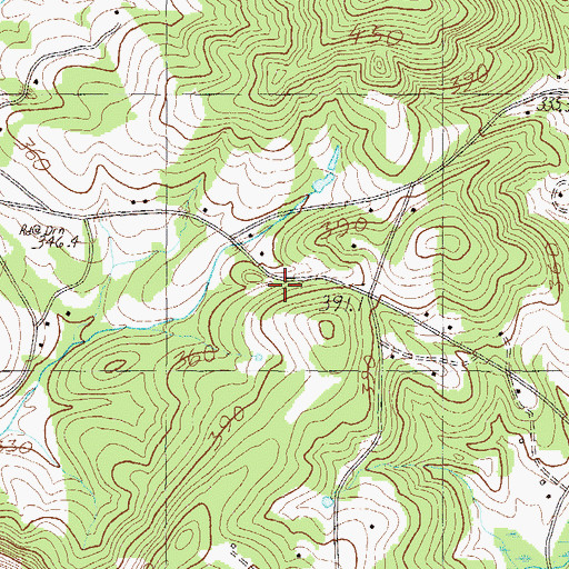 Topographic Map of Burgess Pond, SC