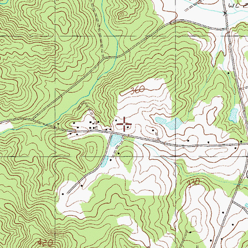 Topographic Map of Cox Pond, SC