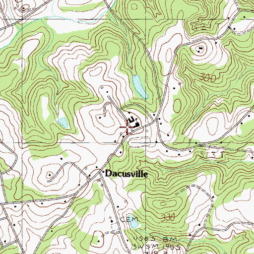 Topographic Map of Jamason Pond Dam D-1927, SC