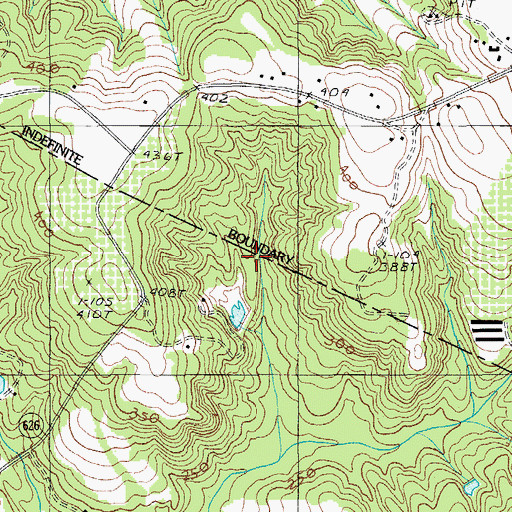 Topographic Map of Norsworthy Pond, SC