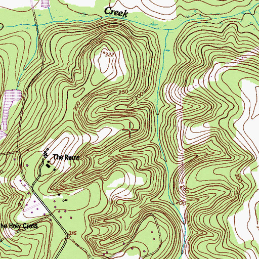 Topographic Map of Gillespie Pond Dam D-1983, SC