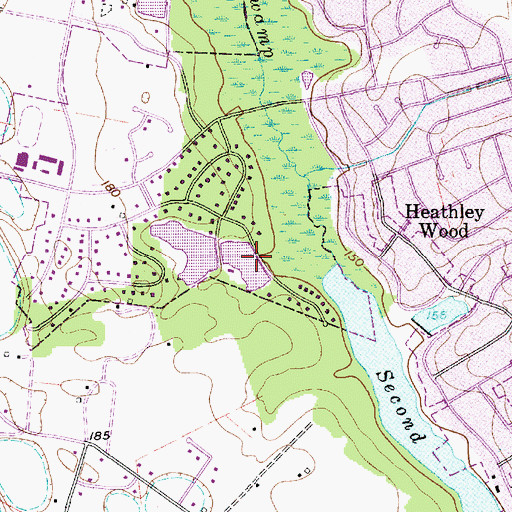 Topographic Map of Lower Deerwood Lake Dam D-2078, SC