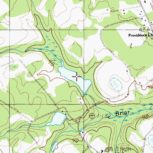 Topographic Map of Dogwood Lake, SC