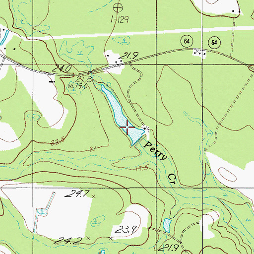 Topographic Map of Westglow Haven Lake Dam D-2389, SC