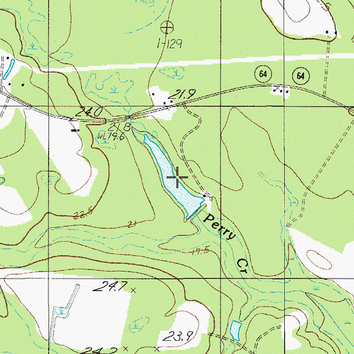 Topographic Map of Westglow Haven Lake, SC