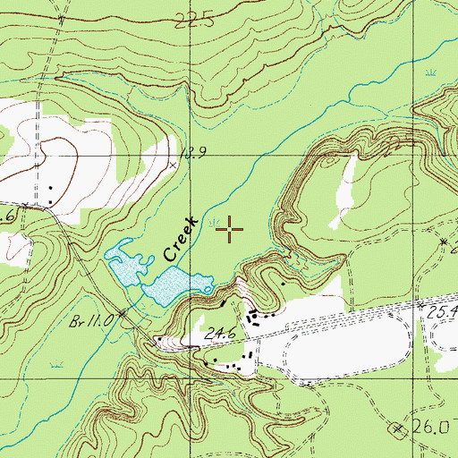 Topographic Map of Big Survey Lake Dam D-2547, SC