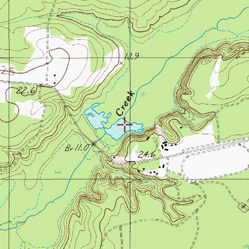 Topographic Map of Big Survey Lake, SC