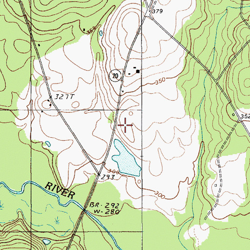 Topographic Map of Bowers Pond Dam D-2499, SC