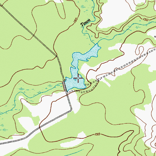 Topographic Map of Mulberry Picnic Pond Dam D-2506, SC