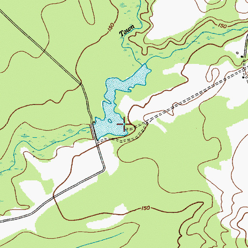 Topographic Map of Mulberry Picnic Pond, SC